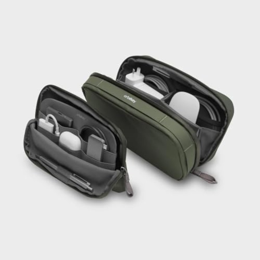 Tech Accessories Usa - 2-in-1 Tech Accessory Pouch with Detachable