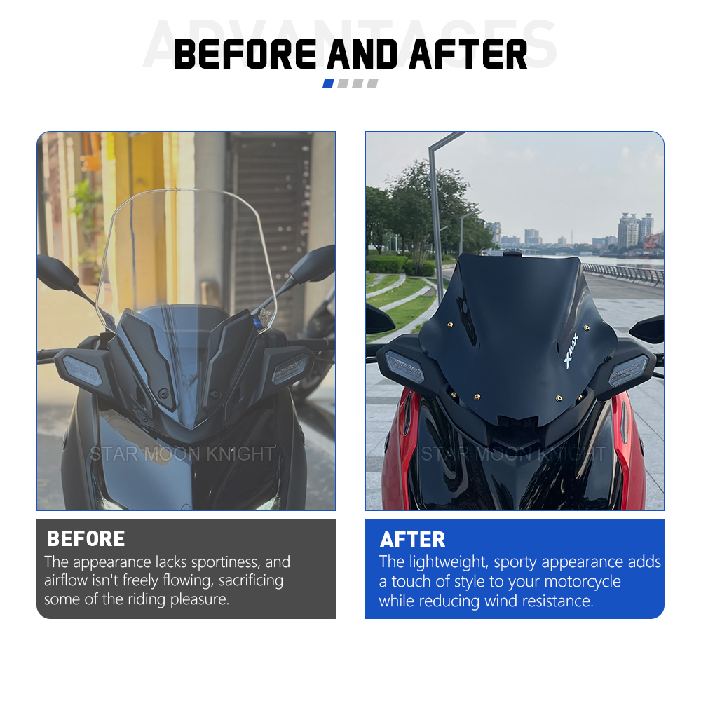 Motorcycle Sport Windshield Fo - Tech Accessories List ulasan dan harga