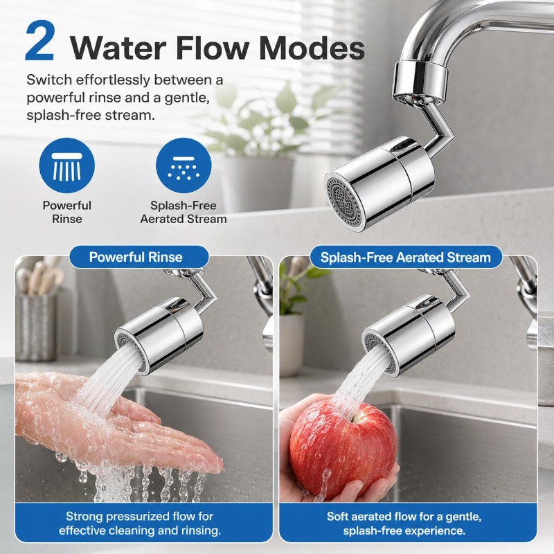 Universal Rotable Faucet Exten - Tech Room Accessories ulasan dan harga