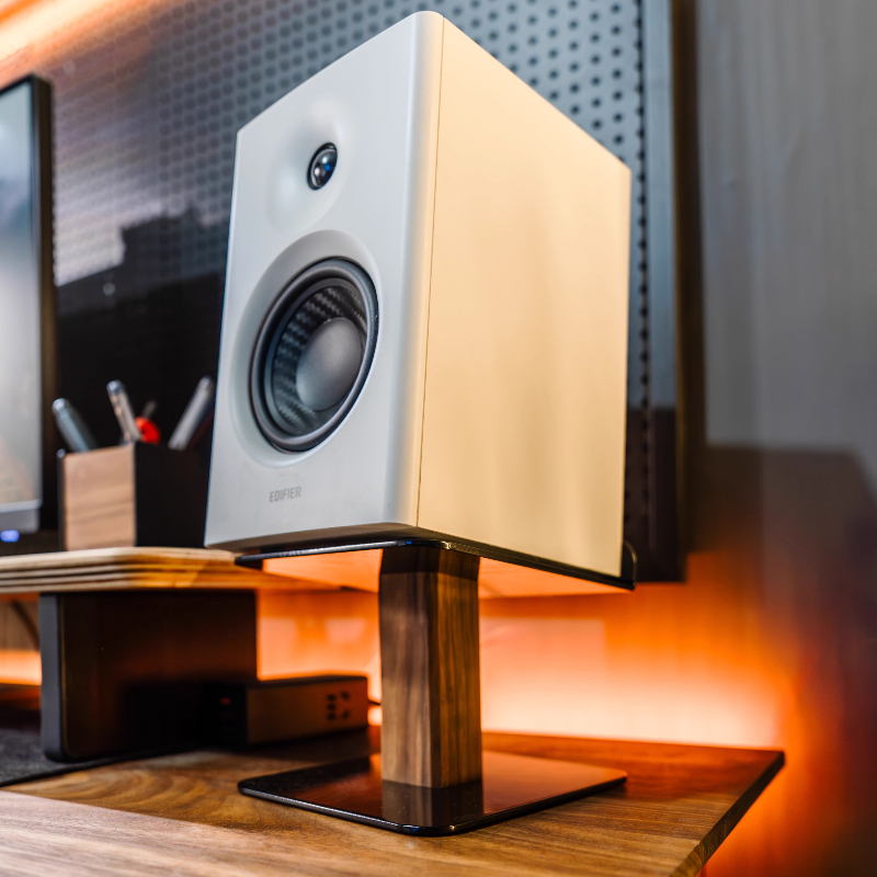 Black Walnut Speaker Stand Des - Tech Room Accessories ulasan dan harga