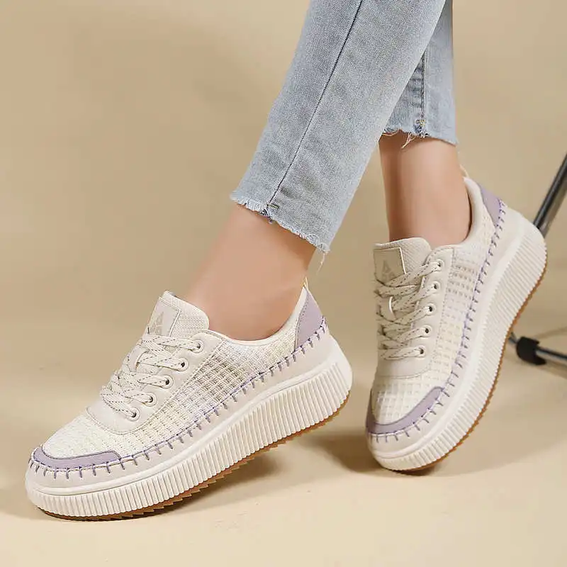 Brown Shoes Woman Flats Autumn - Tech Accessories Names ulasan dan harga