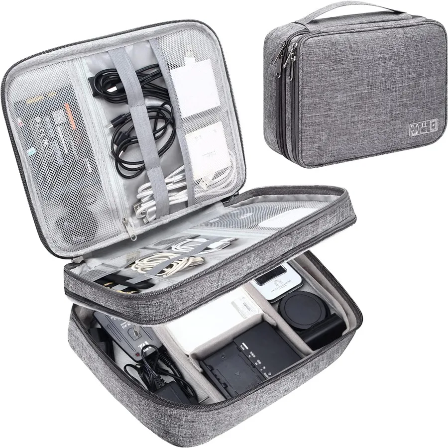Portable Electronics Organizer - Tech Room Accessories ulasan dan harga