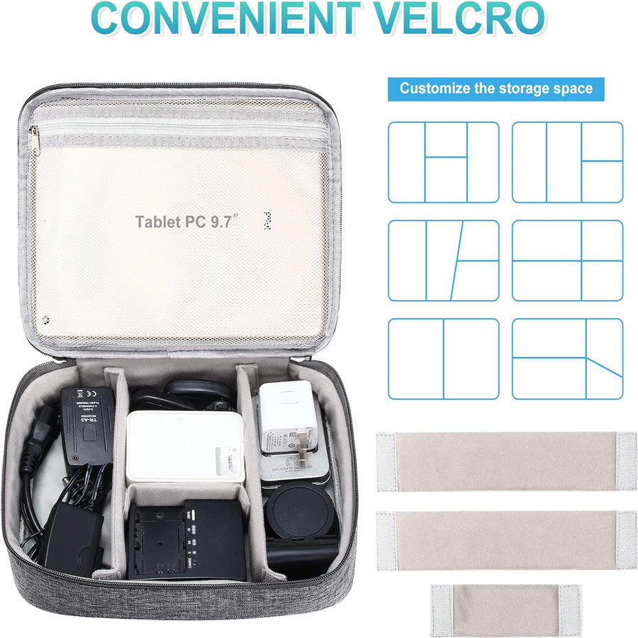 Portable Electronics Organizer - Tech Room Accessories ulasan dan harga
