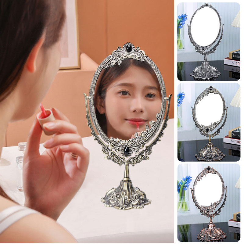 European Retro Makeup Mirror f - Tech Room Accessories ulasan dan harga